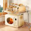 Adjustable Kitchen Countertop Microwave Storage Rack