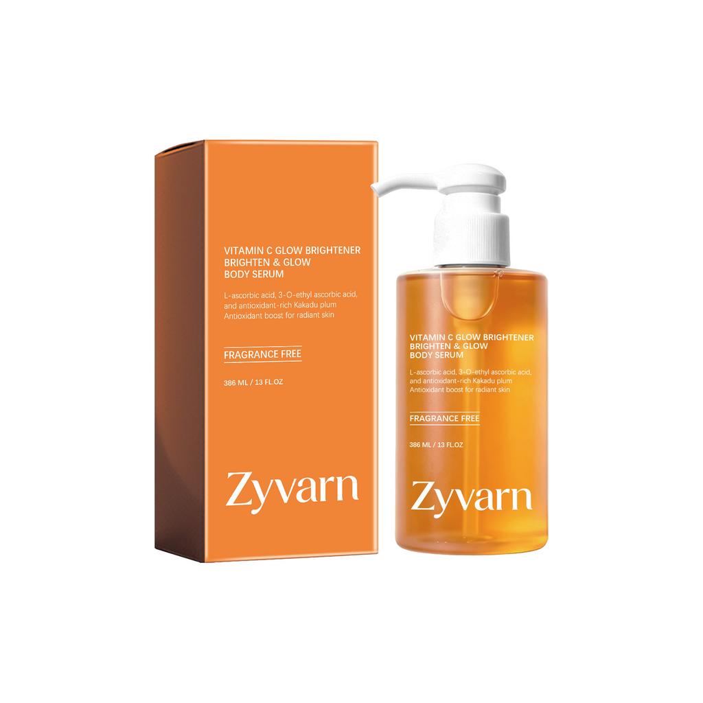 Zyvarn Vitamin C Toner Serum Lightweight Skincare Brighten Smooth Nourish Easy Spread Fast Absorb Face Care