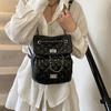 New women's bag trend fashion diamond lock street shot duma backpack