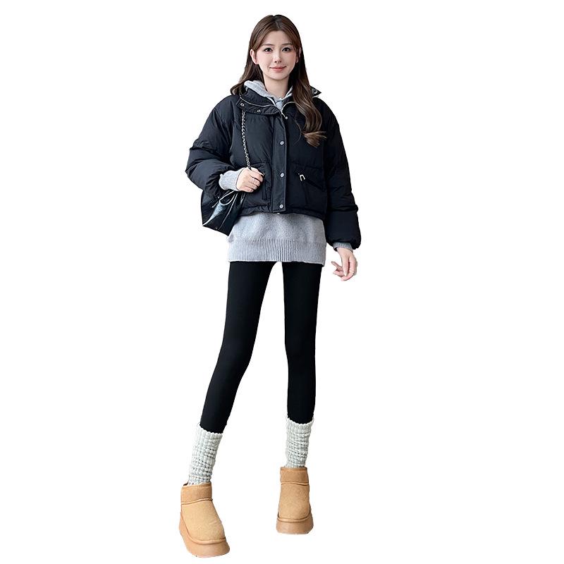 2025 Women's High-Waist Barbie Yoga Shark Pants: Slimming, Tight-Fit Velvet Leggings for Autumn & Winter