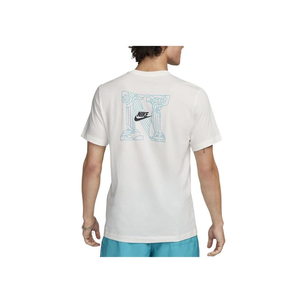 Nike M NSW Tričko LBR SSNL Club Casual Pánské Topy Bílé FZ5418133