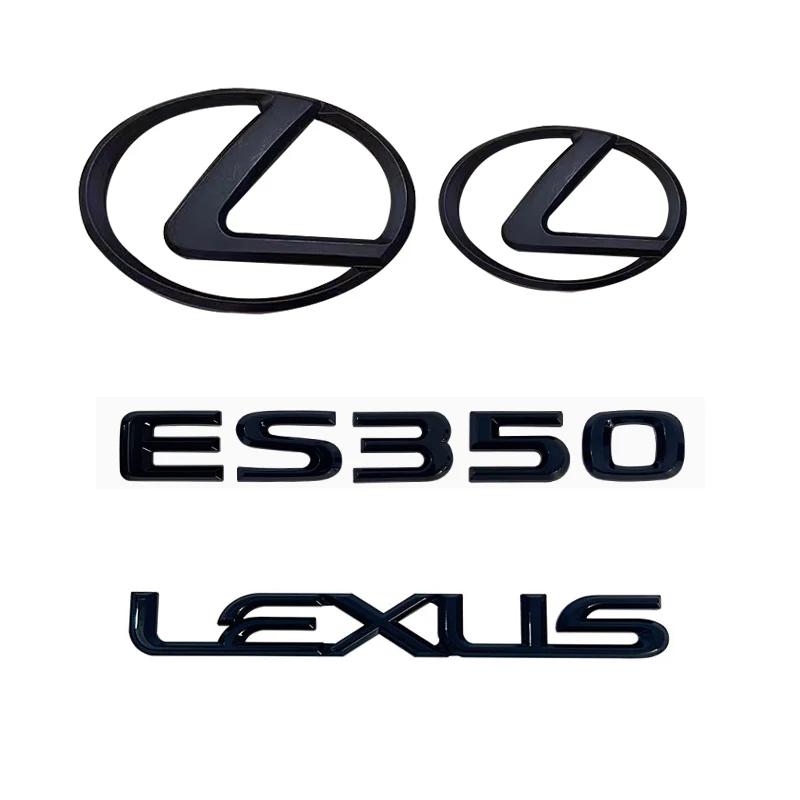 Innenaufkleber für Lexus ES350 Autozubehör Spreadability 4 Stück 3D ABS Auto Logo Heckklappe Kotflügel Tür Emblem Abzeichen Auto Stick