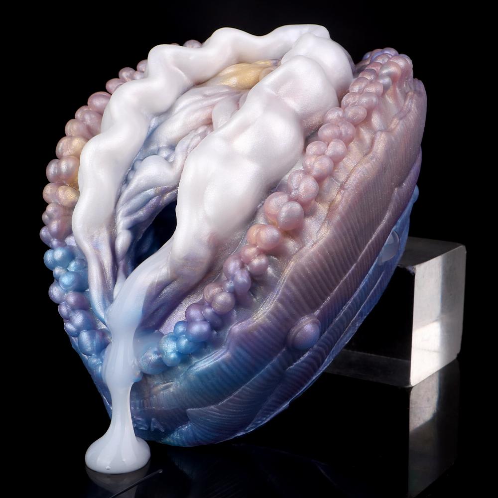 Realistic Abalone Pocket Pussy for Men, Silicone Masturbator with Vaginal Texture, Stroker for Sexual Pleasure & Penis Exercise