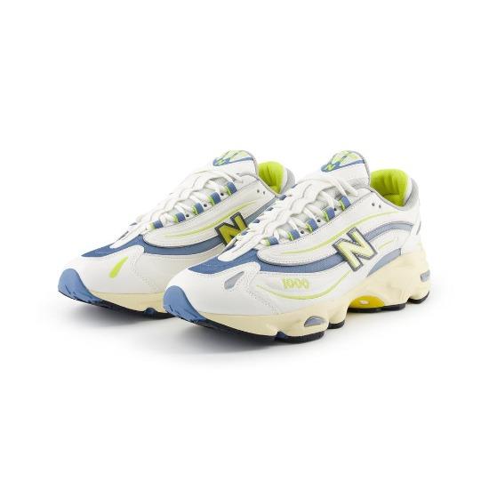 New Balance 1000 Sea Salt Heron Blue Unisex Casual Shoes White M1000CA