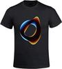 Wonky Orbital Men's O Neck Cotton T Shirts