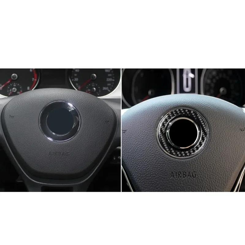 Car Styling Steering Wheel Emblem Fit for Golf 6 Golf 7 POLO CC Tiguan PASSAT TOURAN Scirocco BEETLE Decoration Stickers 5D