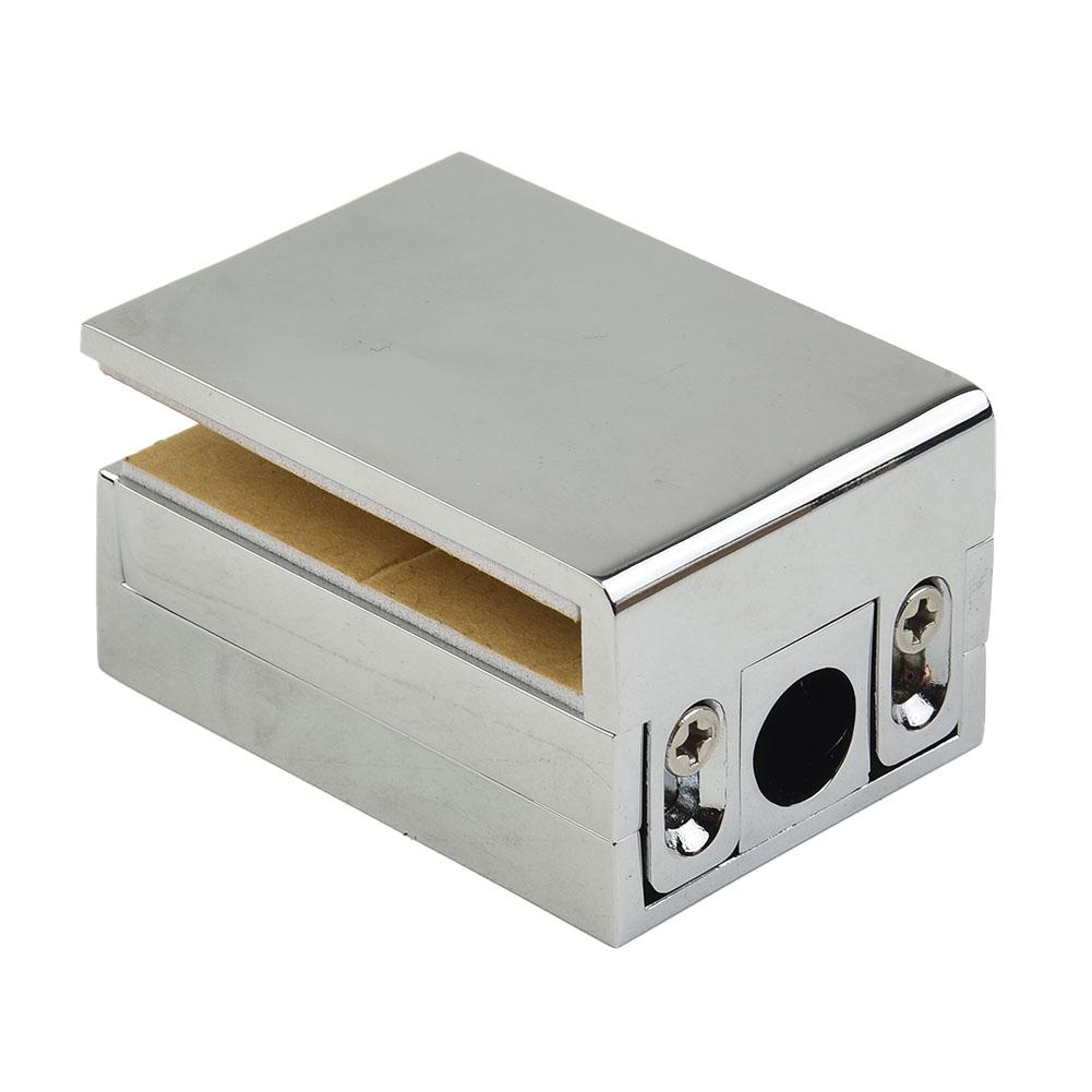 Glass Door Lock Shower Latch Lock Bolt Home Bathroom Toilet No Punching Single Door Ground Lock Zinc Alloy Latch Hardware