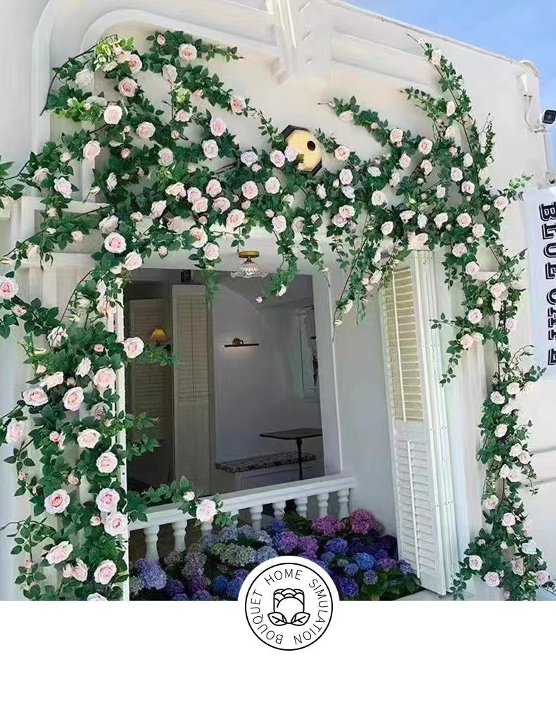 Rampicante di Rose Decorativo Simulato per Matrimoni e Arredamento Casa