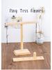 Wooden Ring Toss Game: Two-Person Hook and Ring Table Toy