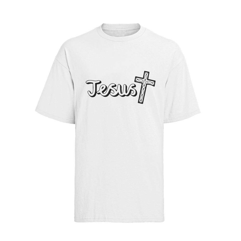 

Herren T-Shirt Bio Baumwolle Jesus is King Gott Bibel Love Beten Kirche Glauben 4XL