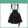 Klassisches Lolita-Kleid für Damen im Vintage-Stil mit knielanger Eleganz für Cosplay