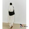 HAHARCHIVE Arc Czarna unisexowa modna torba typu messenger crossbody dla studentów i profesjonalistów