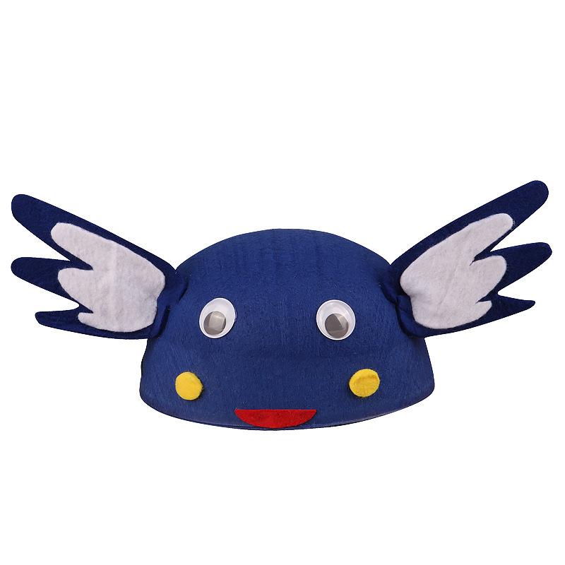 Cartoon Animal Party Kids Hat Children's Day Stage Performance Props Zoo Carnival Felt Hat Zodiac Rabbit Mouse Headdress