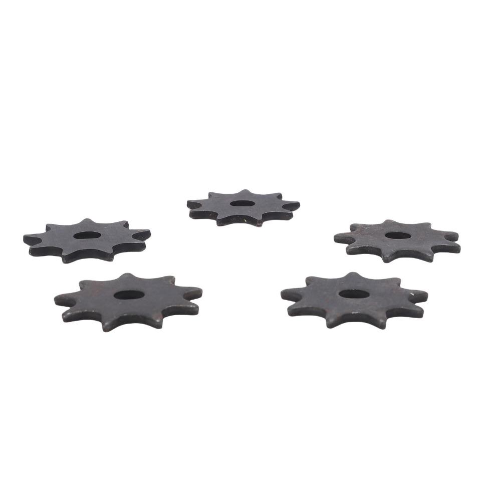 5PCS 8mm Bore Motor Sprocket 9T Chain Sprocket for MY1016 MY6812 High Speed Motor Electric Scooter
