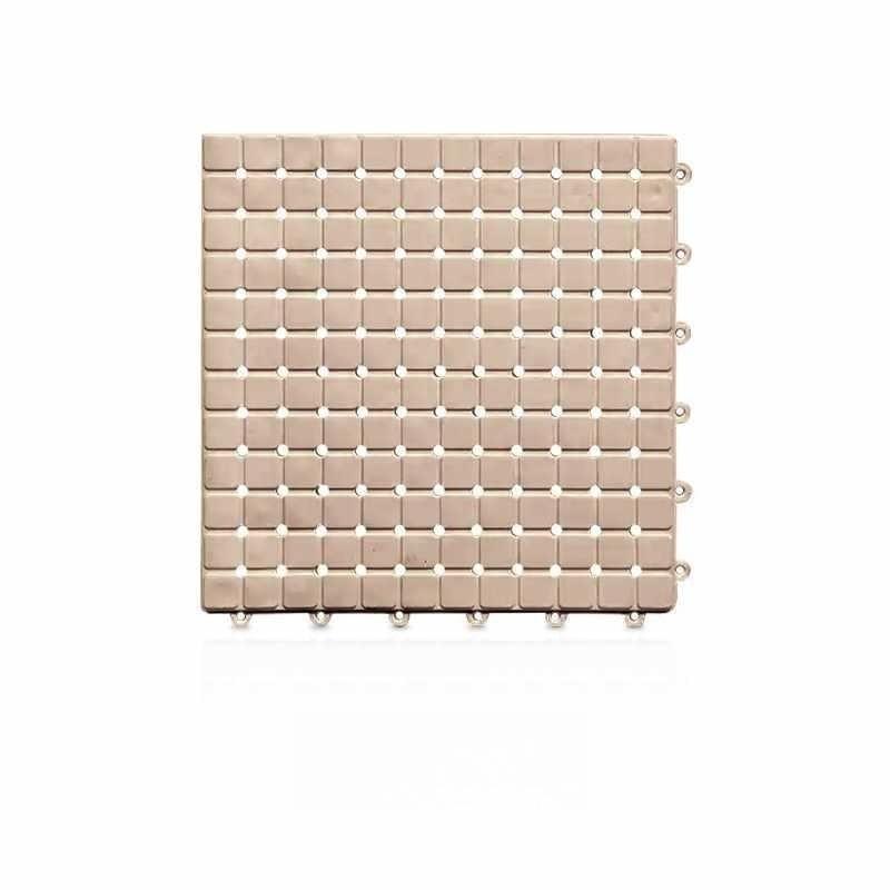 30x30cm Quadratische Badezimmer-Rutschmatten Duschraum-Bodenmatte Schwimmbad Hohl-Verbindung Wasserabdichtung Badedusch-Fußmatten Zuschneidbar Entwässerungs-Bodenmatte