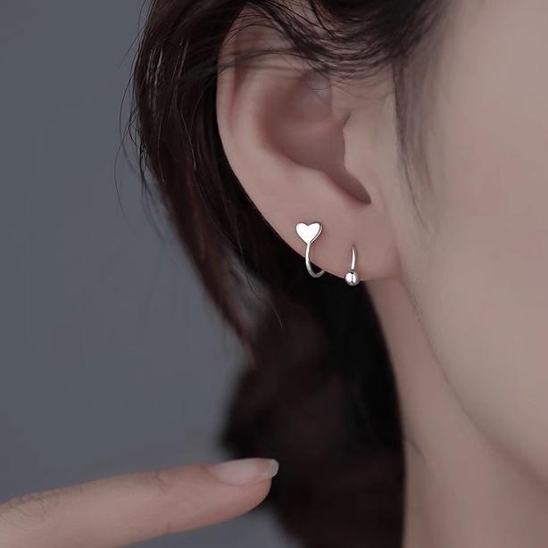 10Pcs Simple and unique spiral earrings for women, trendy ear cuffs ear studs