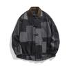Spring and Autumn Men's New Loose Lar Retro Chinese Style Denim Jacket