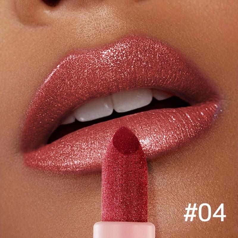 

Металлическая перламутровая губная помада, сверкающая глазурь для губ и высококачественный материал, губная помада и стойкая водостойкая и устойчивая к поту блестящая перламутровая глазурь для губ