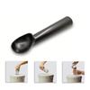 1Pc Lightweight Ice Cream Scoop Professional Black Silver Dishwasher Safe Cookie Scooper 7 Inch Non-Stick Ice-Cream Spade