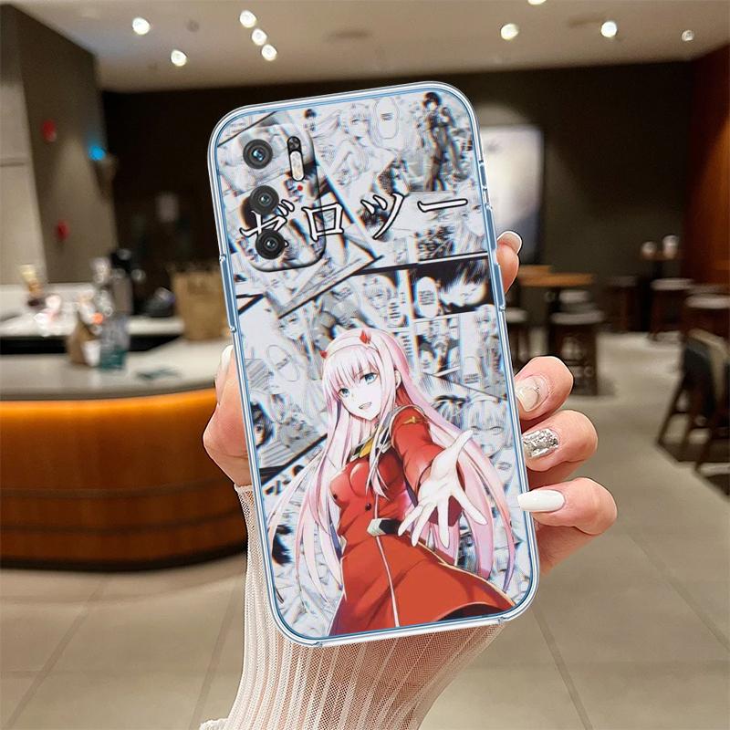 UP50 Zero Two Transparent Phone Case for Motorola Moto G7 G8 G9 G84 G85 G73 G24 G15 Z2 Play Power Plus