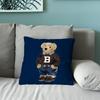 Capa de almofada de desenho animado Cool P-Polo B-BearS Capa de Almofada Capas de Almofada Macias para Decoração de Sofá de Casa de Campo Decorações de Casa e Roupa de Cama SZT,(8)