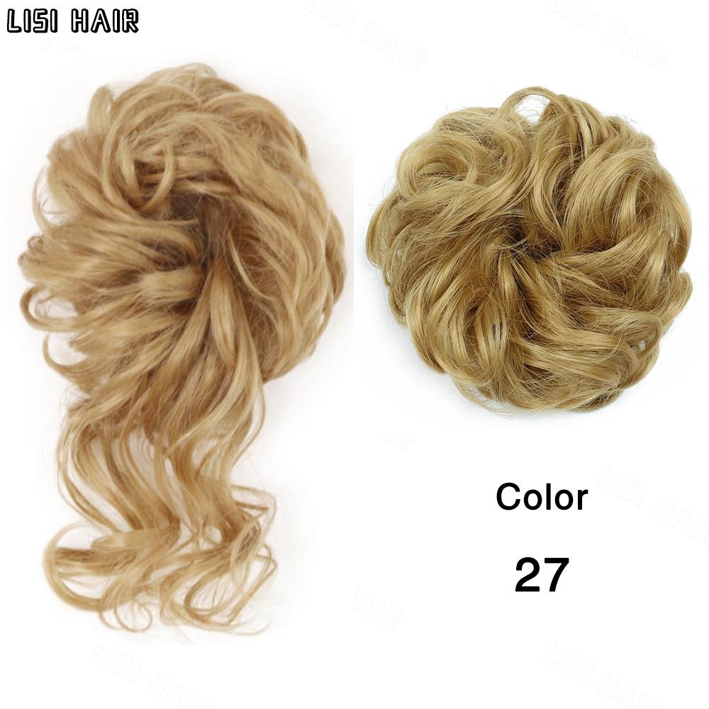 MERISIHAIR Synthetisch, 2 Stile, klassisch, zerzaust, Hochsteckfrisur, elastisch, unordentlicher Dutt, Haargummis, gefälschter Haarknoten, Donut, Pferdeschwanz, Haarknoten, Zubehör für Frauen, den täglichen Gebrauch