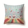Christmas Series Polyester Pillows Santa Multi-platform Christmas Elk Pillow Cover