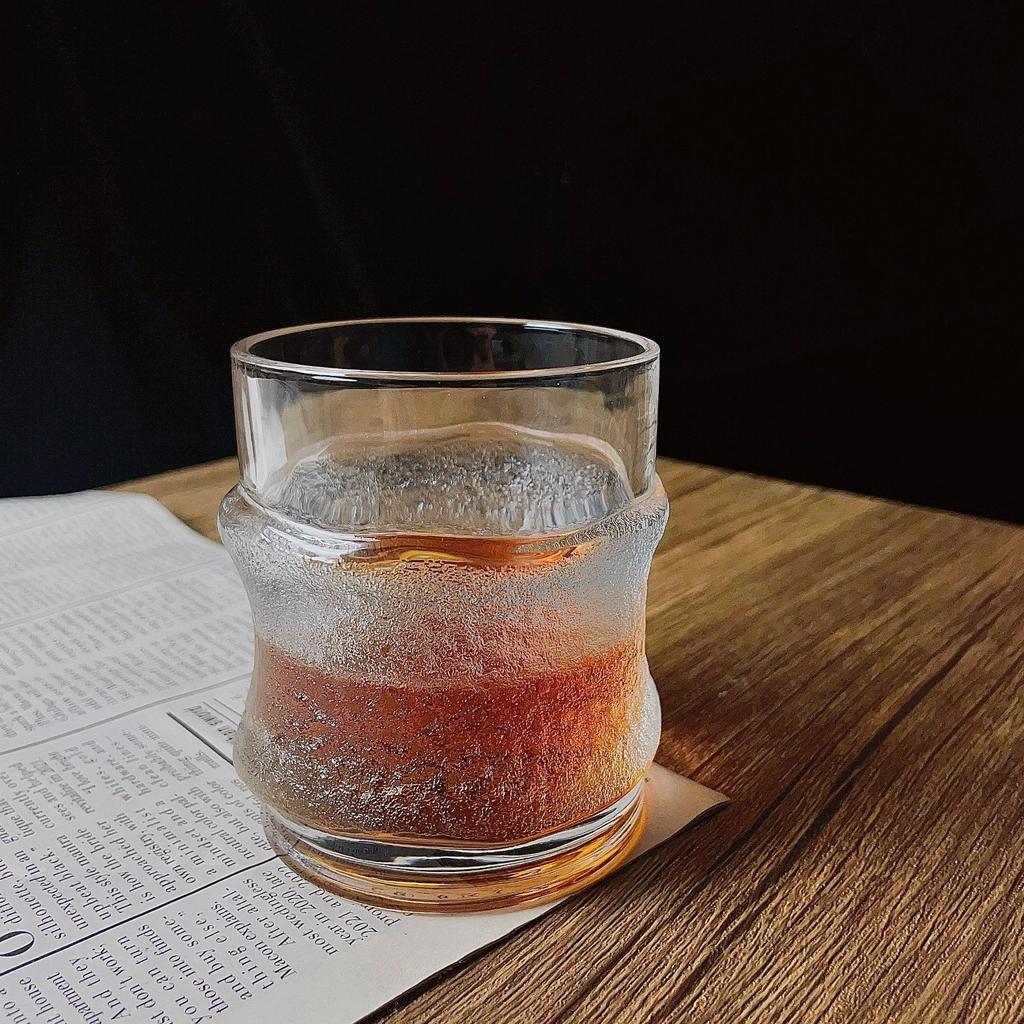 Japanese high-end hanging ice glass, cold drink glass, tactile water glass, ice American coffee  whiskey