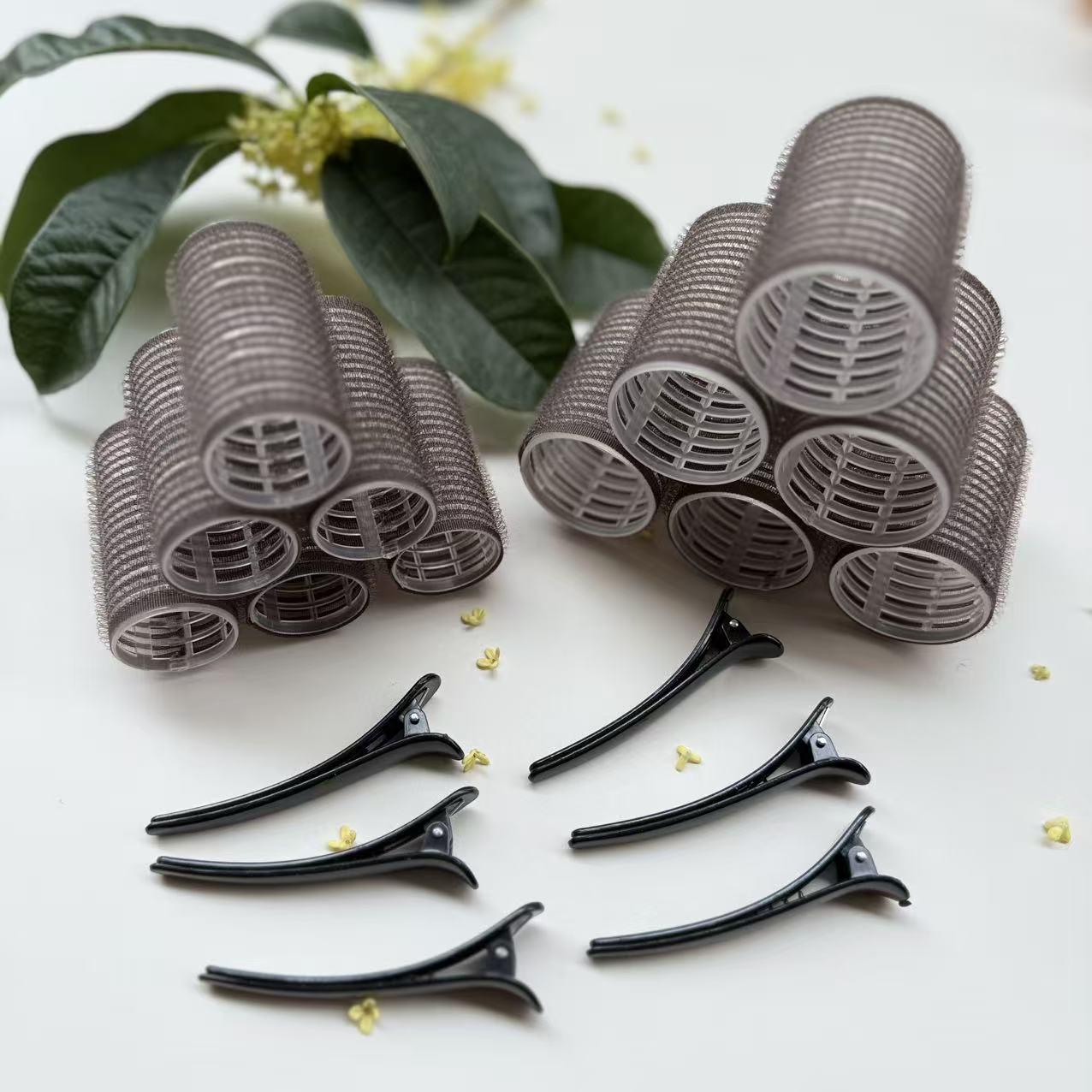 

Bestselling Self-Adhesive Curling Rods with Clips - Bangs Curling Strips Set for Easy Styling 18-Piece Set