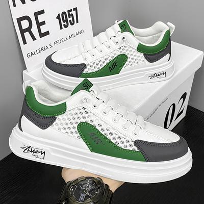 Men's Flat Casual Sneakers Trendy Thick Sole Shoes Comfortable Vulcanized Mens Tennis Shoes Zapatillas De Deporte