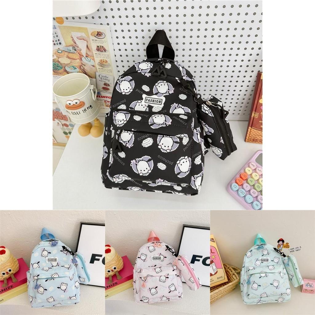 Adorable Cartoon Nylon Backpack For Kids School Or Outdoor Activities Unisex