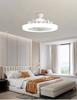 Fan Ceiling Lamp and Light LED Lamp Modern Simple Dining Room Invisible Fan Lamp E27 Converter Base Silent Ceiling Fans For Room