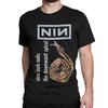 Vintage NIN Rock Band Nine Inch Nails  T-Shirts Men Women Round Neck 100% Cotton T Shirt  Short Sleeve Tees Original Tops