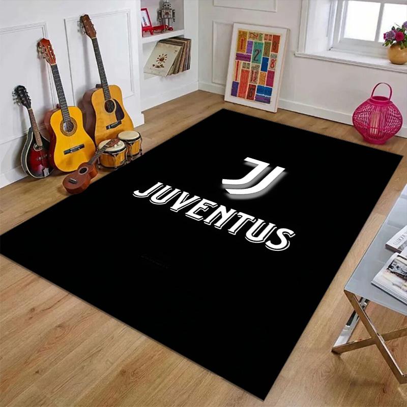Juventus Dywan z nadrukiem do sypialni salonu wystroju domu Dywany Mata Mata antypoślizgowa Dywanik przy łóżku
