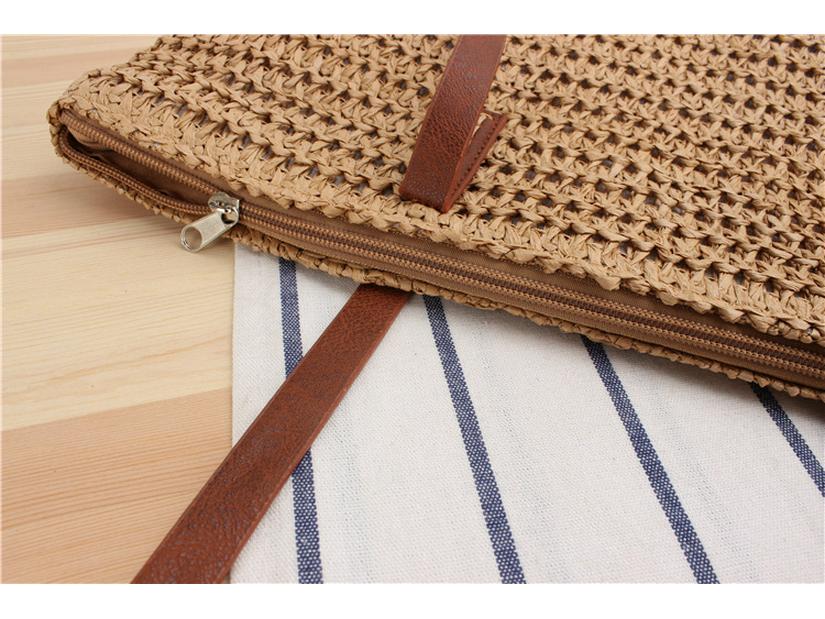 Minimalistische einfarbige Damen-Schultertasche: Tägliches Pendeln & Strandurlaub