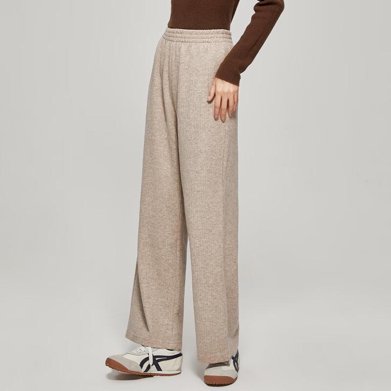 Women's Elegant High-Waist Straight-Leg Winter Trousers