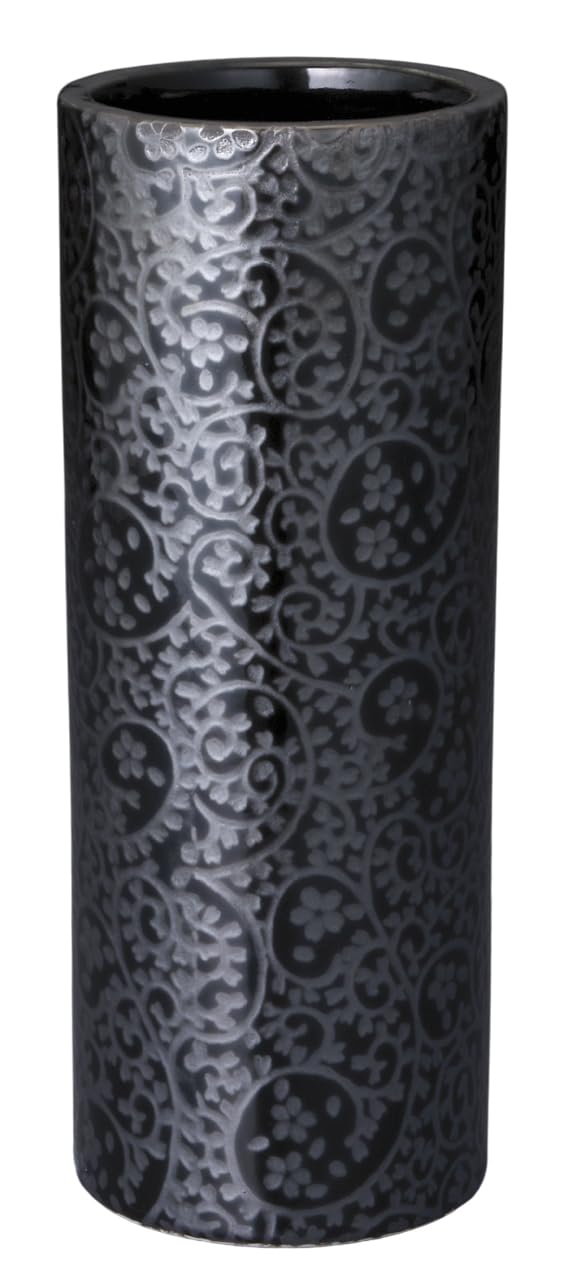 

Black Cherry Blossom Vase Buddhist Altar Home Memorial [8 inches] Supplies,