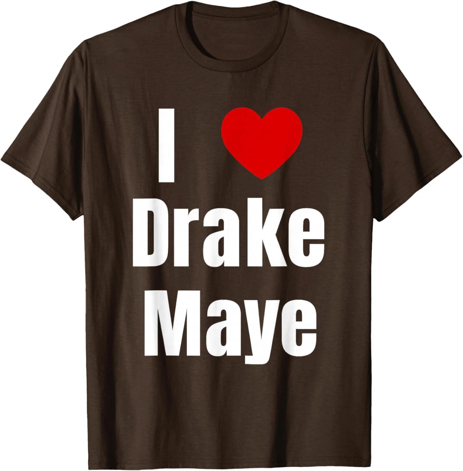 I Love Drake Maye QB Football Fan Design Funny T shirt L