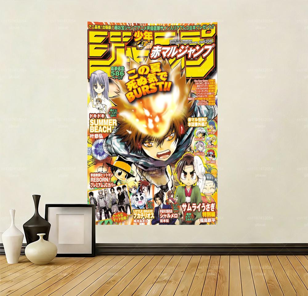 1pc KKatekyo HHitman RReborn Wall Tapestry Anime Manga Wall Hanging for Bedroom Dorm Living Room Fans Decor