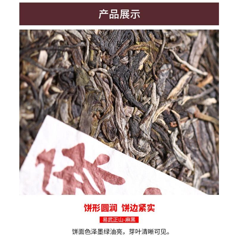 2021 Haiwan Yi Wu Zheng Shan Ma Hei Berühmter Alter Baum Shen Puer Tee Roher Pu'er 500g
