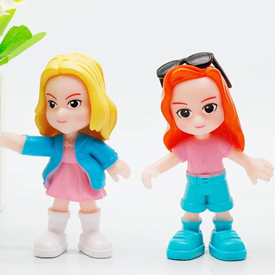 New 8Pcs/Set PVC Action Figure Cute Doll Collection Model Toys Halloween/Christmas Party Toy Gifts