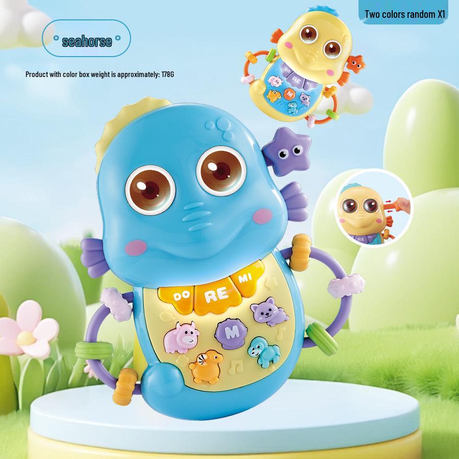Multifunctional Dinosaur Electronic Organ Toy for Early Education - Sound and Light Piano with Cartoon Animals for Babies and Toddlers