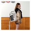 New Reebok Fabric Backpack Regular Unisex Ecru/Khaki/Black RB230013M