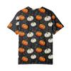 Women's V-Neck Halloween Print Lightweight Blouse for Spring and Summer