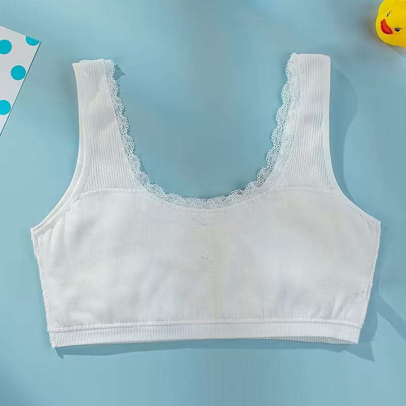 Kid Girls Training BraTeenage Underwear Vest Adolescente Underwear Puberty Clothing 8-14Year