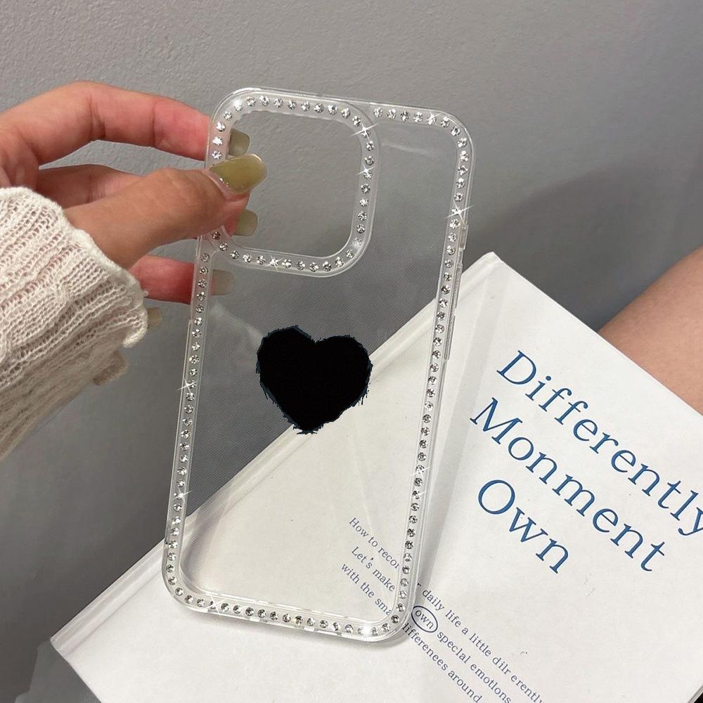 Bracelet Chain Phone Case For iPhone 17 16 15 13 14 for 17Air 17 12 14 16 Pro 17 14 16 Pro Max Sparking Diamond Cute Pattern Hard Cover With Lanyard
