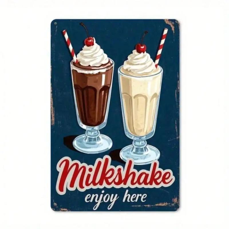 Metal Wall Art Rustic Apple Fruit Basket Farmhouse Decor Checkered Linen