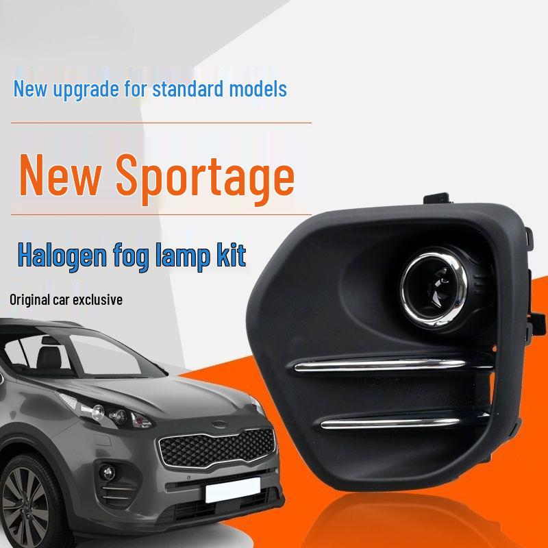 Kia Sportage '17-'19 Front Left/Right Fog Light Assembly & Daytime Running Lights