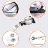 PVC Easy To Pull Buckle Key Ring Nurse ID Holder Retractable Badge Reel  Nurse Doctor