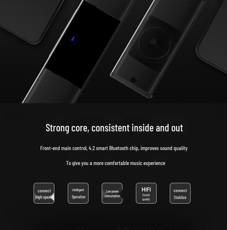 Creative Multi-functional Wireless Bluetooth Soundbar with Subwoofer